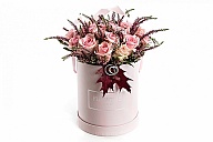 BOX017 Flowerbox z kwiatów żywych