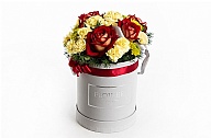 BOX015 Flowerbox z kwiatów żywych